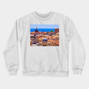 The Roofs of Dubrovnik Crewneck Sweatshirt
